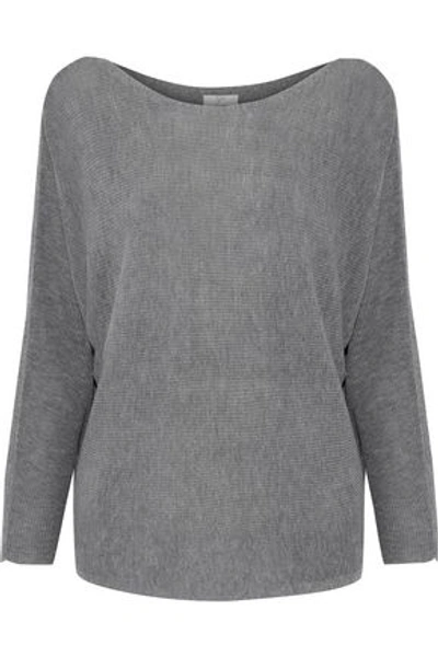 Shop Joie Woman Kerenza Knitted Sweater Gray