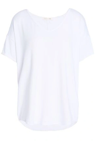 Shop Rag & Bone Woman Melrose Femme Jersey T-shirt White