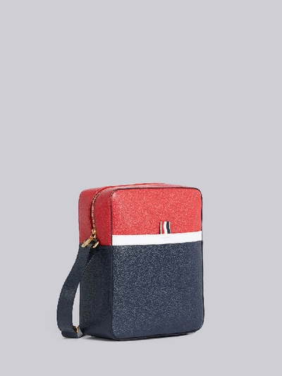 Shop Thom Browne Color-block Camera Bag In Multicolour