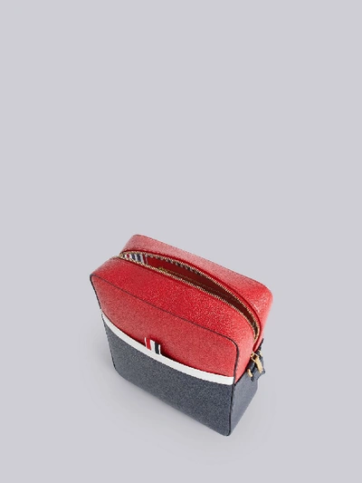 Shop Thom Browne Color-block Camera Bag In Multicolour