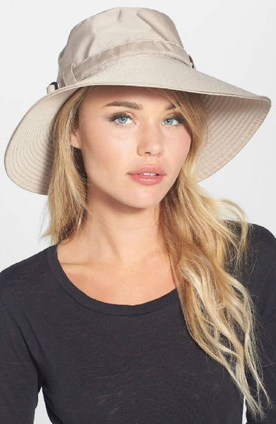 Shop Eric Javits 'kaya' Hat - Beige In Taupe