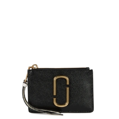 Shop Marc Jacobs Snapshot Leather Wallet In Black And Other