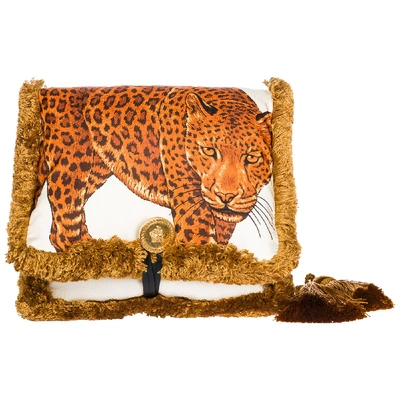 Shop Versace Pillow Talk Signature Wild Shoulder Bag In Multi