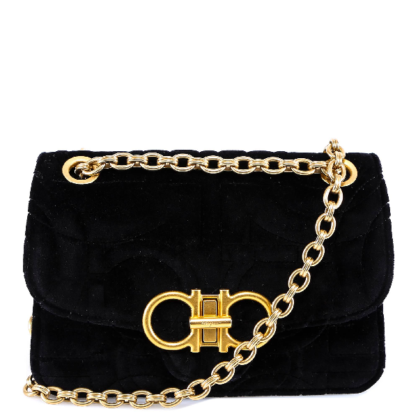 ferragamo velvet bag
