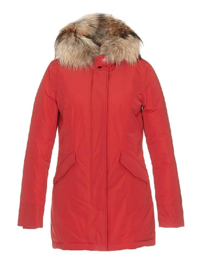 Shop Woolrich W's Luxury Arctic Parka In Red