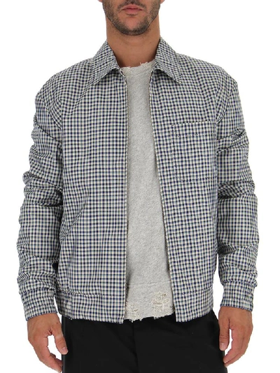 Shop Kenzo Checked Jacket In Multi