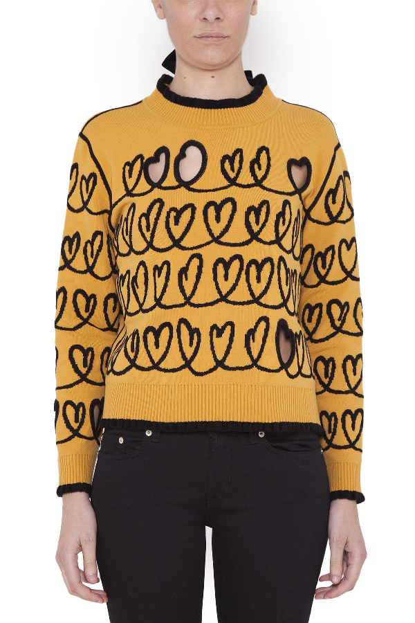 fendi yellow sweater