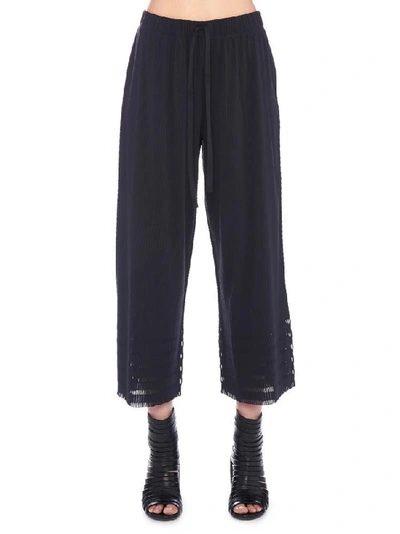 Shop Issey Miyake Pleats Please By  Pleated Wide Legged Trousers In Black