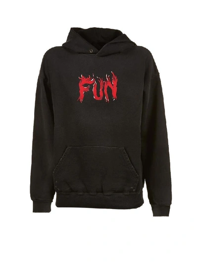 Shop Givenchy Fun Hoodie In Black