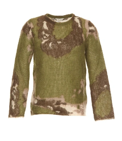 Shop Alyx Abstract Print Sweater In Green