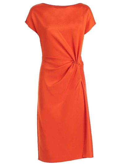 Shop Lanvin Knot In Orange