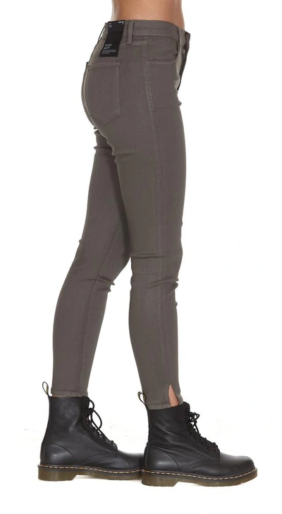 Shop J Brand Alana Cropped Skinny Jeans In Grey