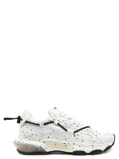 Shop Valentino Garavani Splatter Bounce Sneakers In White