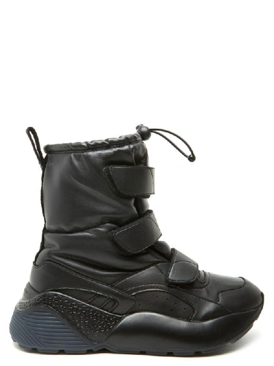 Shop Stella Mccartney Eclypse Sneaker Boots In Black