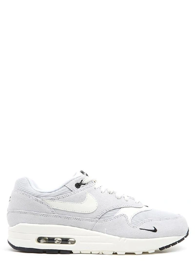 Shop Nike Air Max 1 Premium Slogan Print Sneakers In White