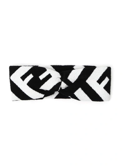 Shop Fendi Patterned Headband In Multi