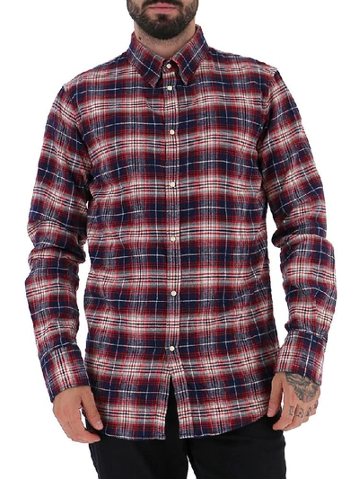 Shop Dsquared2 Checked Plaid Shirt In Multi
