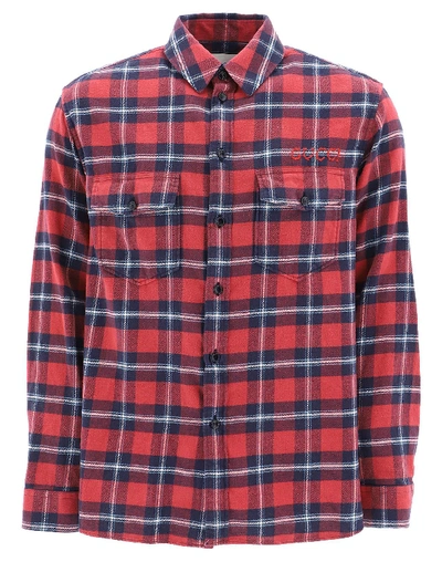 Shop Gucci Check In Red