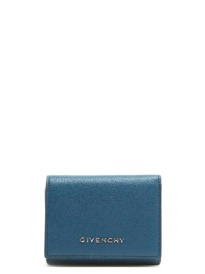 Shop Givenchy Pandora Wallet In Blue