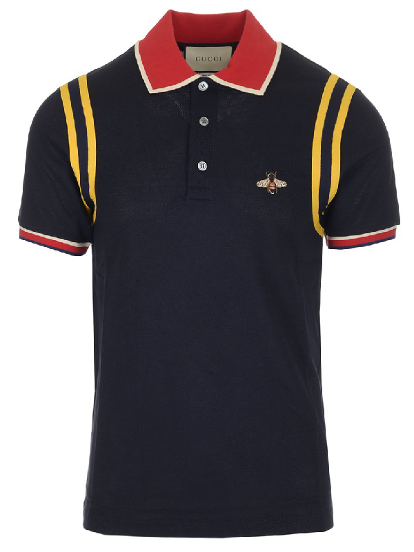 gucci polo with bee