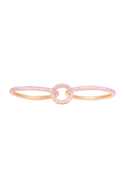 Shop Apm Pink Tone Sterling Silver Ring