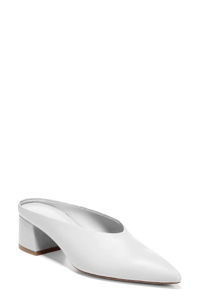Shop Vince Ralston Pointy Toe Mule In Horchata