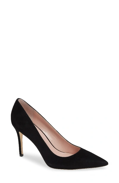 Shop Kate Spade Vivian Pump In New Taupe Suede