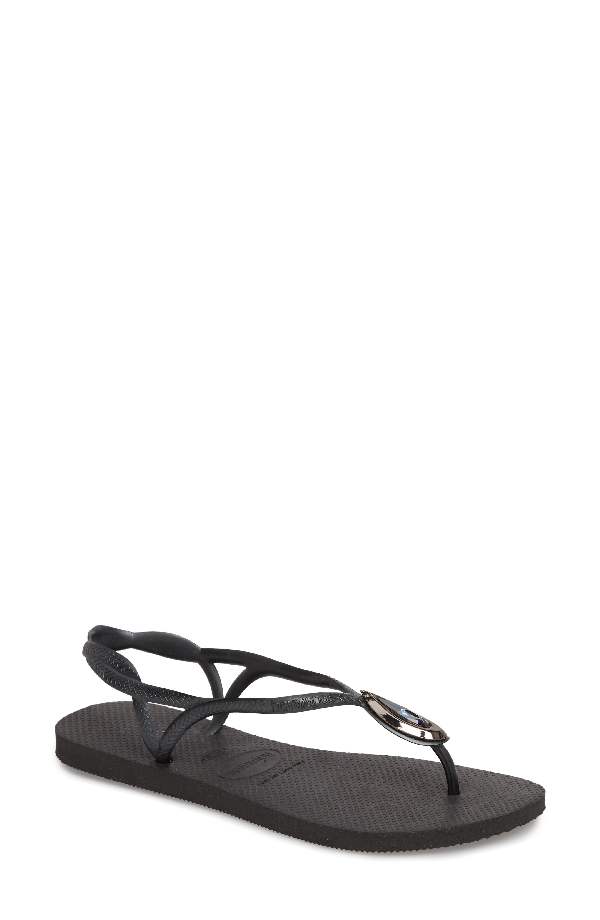 havaianas luna black