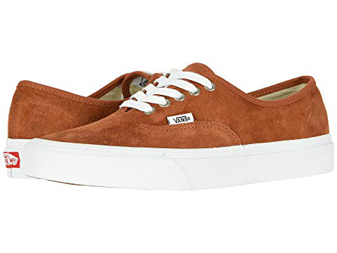 Vans Authentic™, (pig Suede) Leather Brown/true White | ModeSens