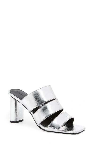 Shop Kendall + Kylie Leila 3 Band Sandal In Silver