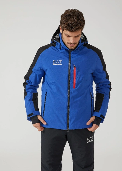 Emporio Armani Ski Jackets - Item 41854380 In Cadet Blue | ModeSens