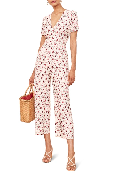 Shop Reformation France Jumpsuit In Ambrosia