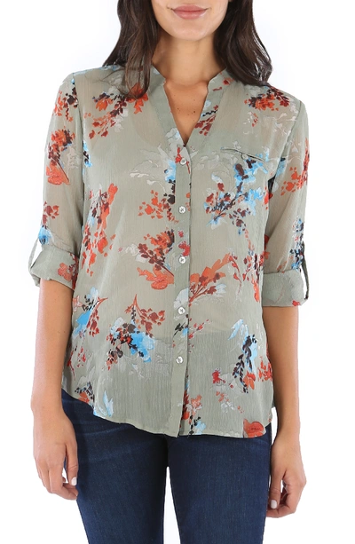 Shop Kut From The Kloth Jasmine Top In Four Seasons Sage