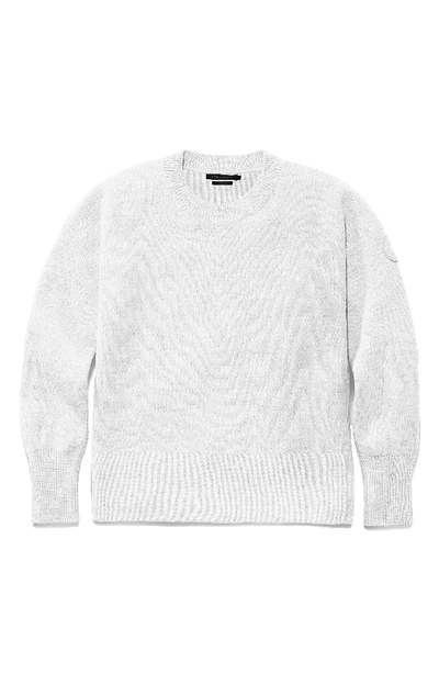 Shop Canada Goose Aleza Merino Wool Sweater In White