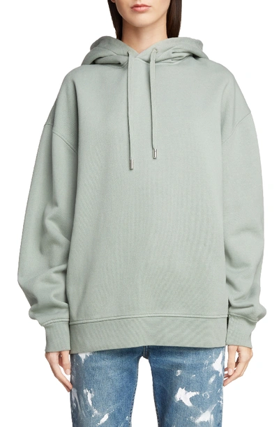 Acne Studios Yala Face Hoodie In Dusty Green | ModeSens