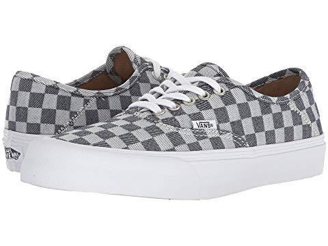 vans checkerboard denim