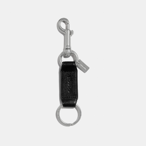 Coach Trigger Snap Key Fob In Schwarz ModeSens