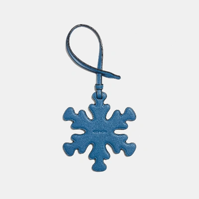 Shop Coach Snowflake Ornament In Blue