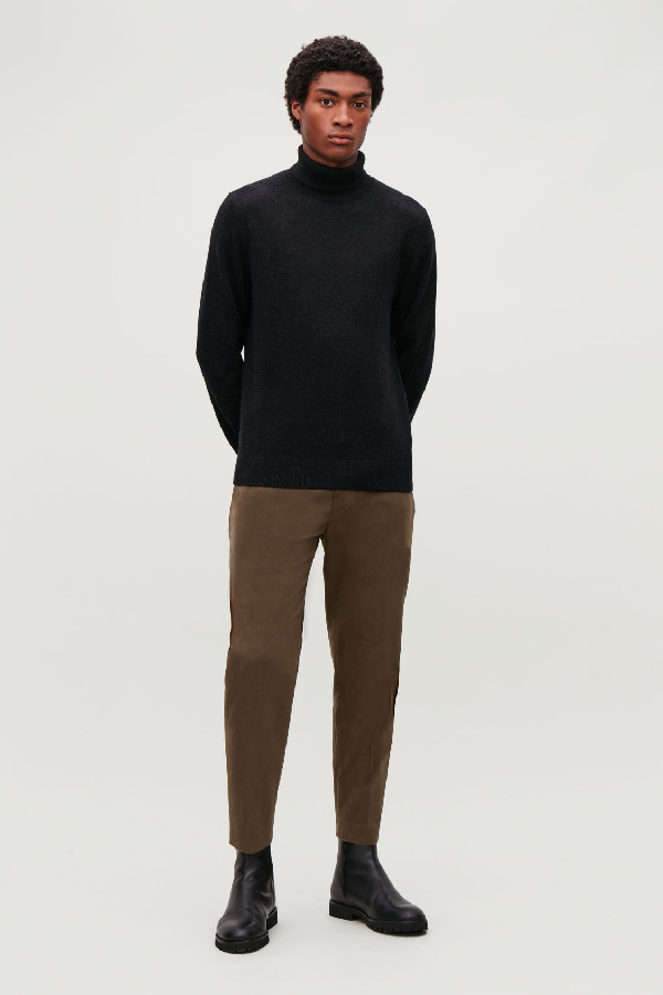 Cos Slim-fit Moleskin Trousers In Brown | ModeSens