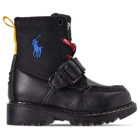black polo boots for toddlers