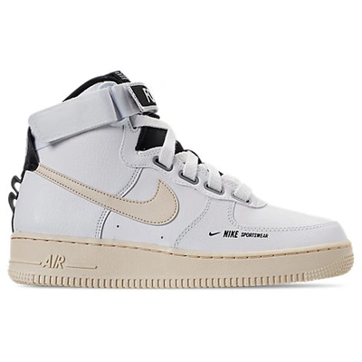 Shop Nike Women's Air Force 1 High Utility Casual Shoes, White