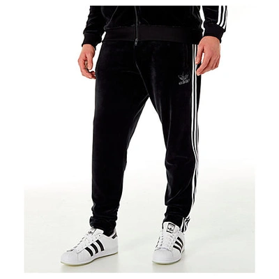 Adidas Originals Men's Velour Track Pants, Black | ModeSens