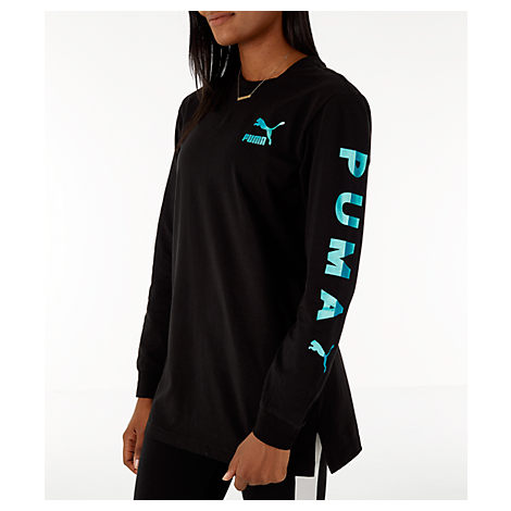 puma long sleeve shirts women's