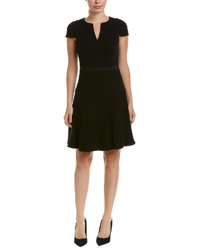 Shop Rebecca Taylor Textured Knit A In Black