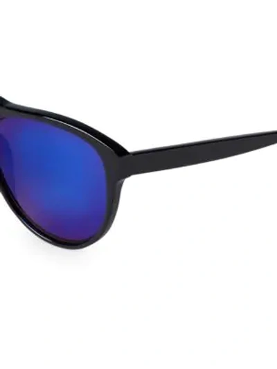 Shop Smoke X Mirrors Women's Outta Space 51mm Cat Eye Sunglasses In Milky Grey