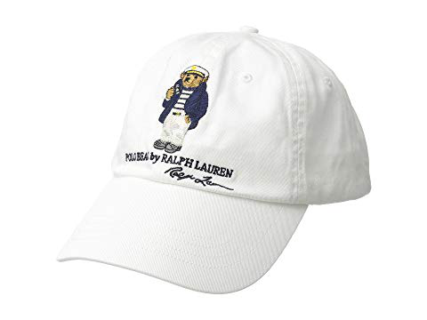 polo bear cap white