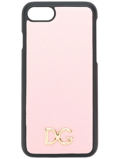 Shop Dolce & Gabbana Iphone 6/7 Case - Pink