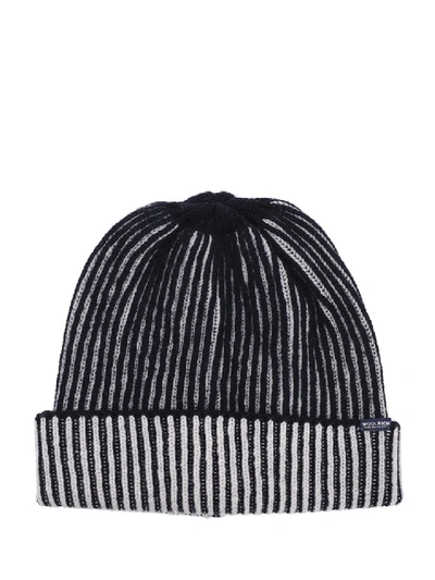 Shop Woolrich Ribbed Beanie In Multi