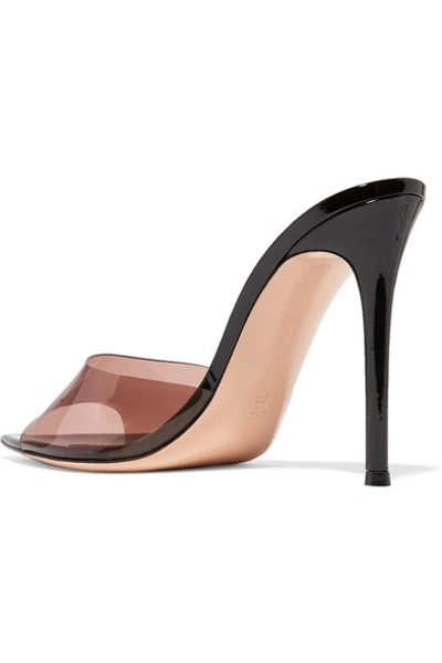 Shop Gianvito Rossi Alise 105 Pvc And Patent-leather Mules