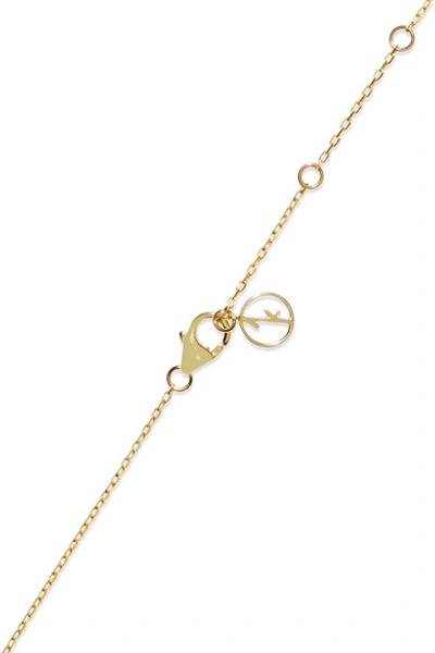 Shop Anissa Kermiche Strength 9-karat Gold Diamond Necklace